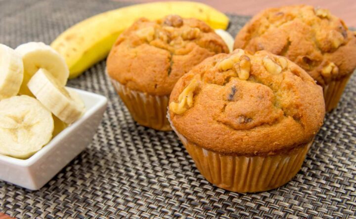 Muffins de Plátano (Banano)