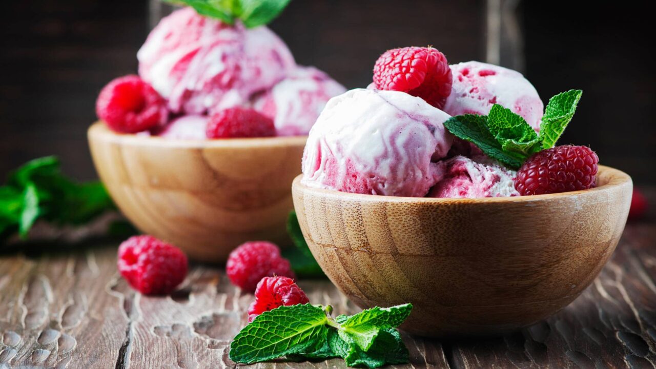 How to Make Raspberry Ice Cream with Condensed Milk - Easy Recipe